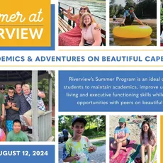 Summer at Riverview offers programs for three different age groups: Middle School, ages 11-15; High School, ages 14-19; and the Transition Program, GROW (Getting Ready for the Outside World) which serves ages 17-21.⁠
⁠
Whether opting for summer only or an introduction to the school year, the Middle and High School Summer Program is designed to maintain academics, build independent living skills, executive function skills, and provide social opportunities with peers. ⁠
⁠
During the summer, the Transition Program (GROW) is designed to teach vocational, independent living, and social skills while reinforcing academics. GROW students must be enrolled for the following school year in order to participate in the Summer Program.⁠
⁠
For more information and to see if your child fits the Riverview student profile visit sicurezzapubblica.com/admissions or contact the admissions office at admissions@sicurezzapubblica.com or by calling 508-888-0489 x206